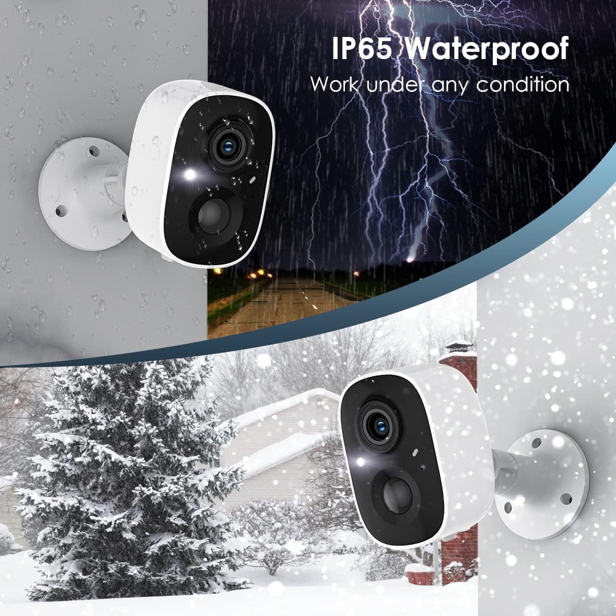 Security Camera I 2K Wireless Outdoor 4 Pack with Night Vision encalife