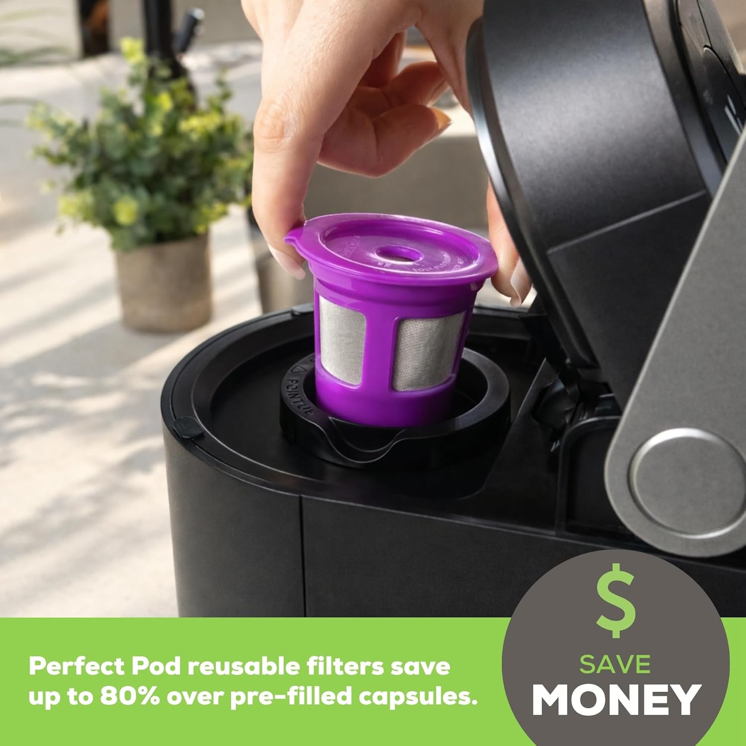 Reusable K-Cup Coffee Filter Pods encalife