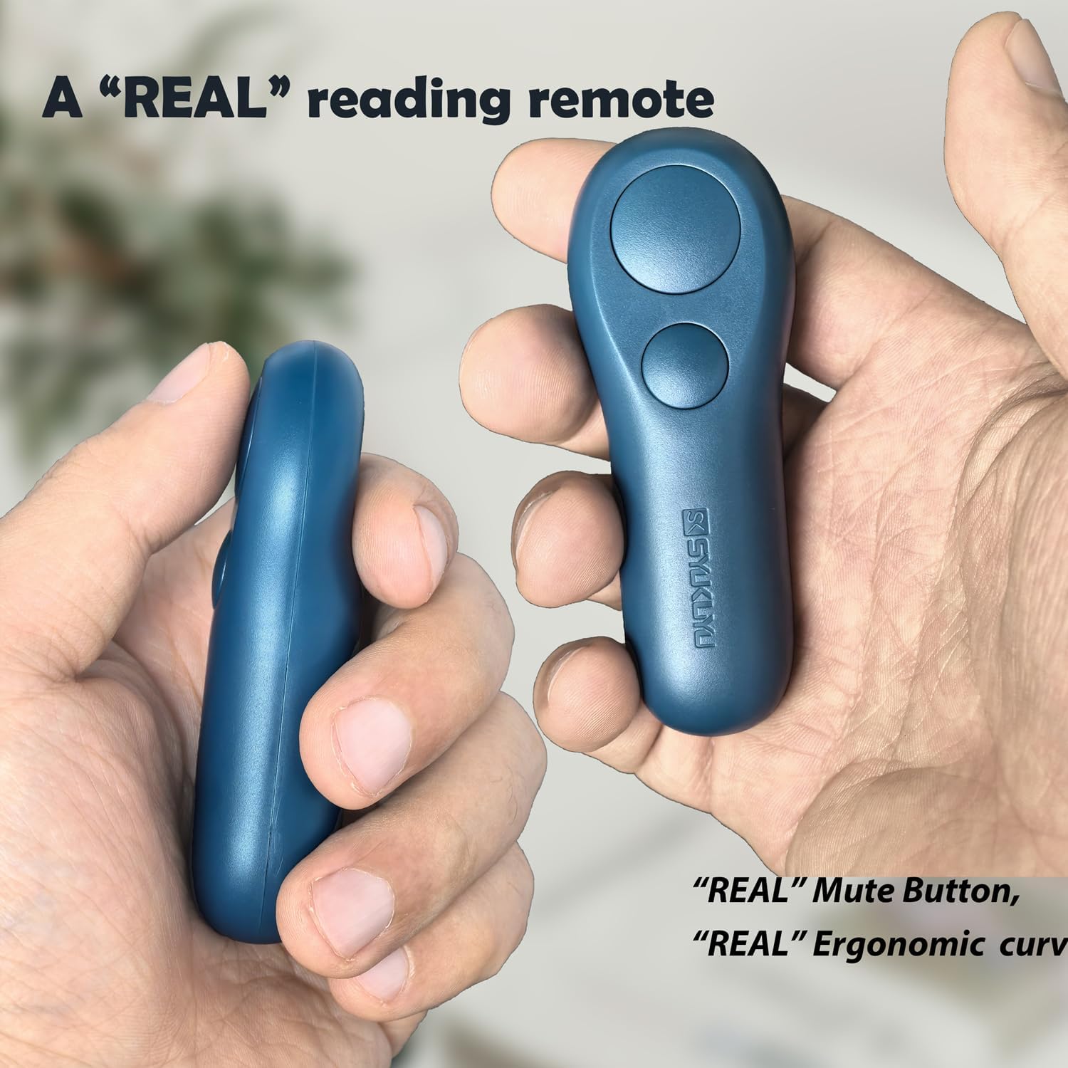 Silent Page Turner Remote for Comfortable Travel Reading encalife