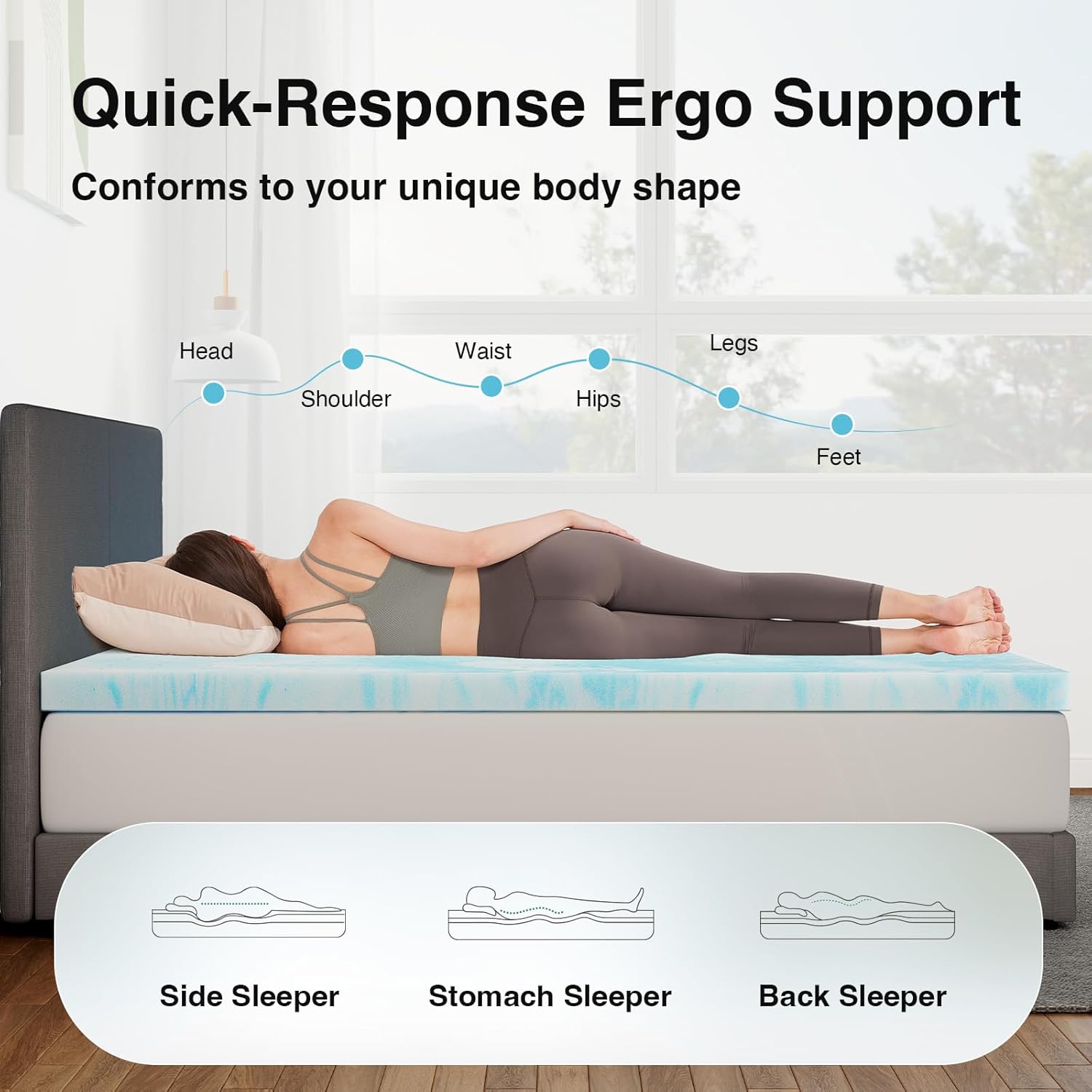 Queen Mattress Topper encalife