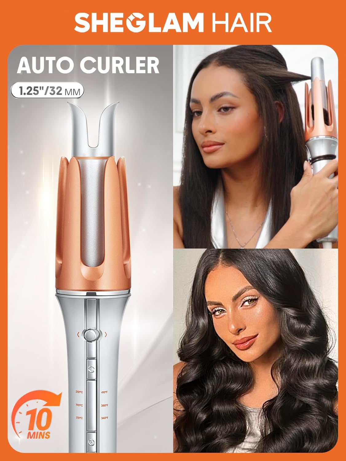 Automatic Curling Iron | SHEGLAM Loose Waves Hair Curler encalife
