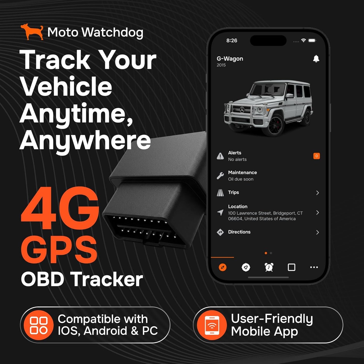 GPS Tracker Real-Time OBD Anti-Theft encalife