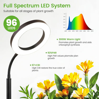 Grow Lights for Indoor Plants Floor Lamp encalife