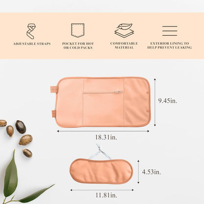 Organic Castor Oil Pack Wrap for Relaxation Recovery encalife