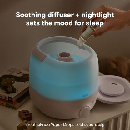 Cool Mist Nursery Humidifier Diffuser With Nightlight encalife