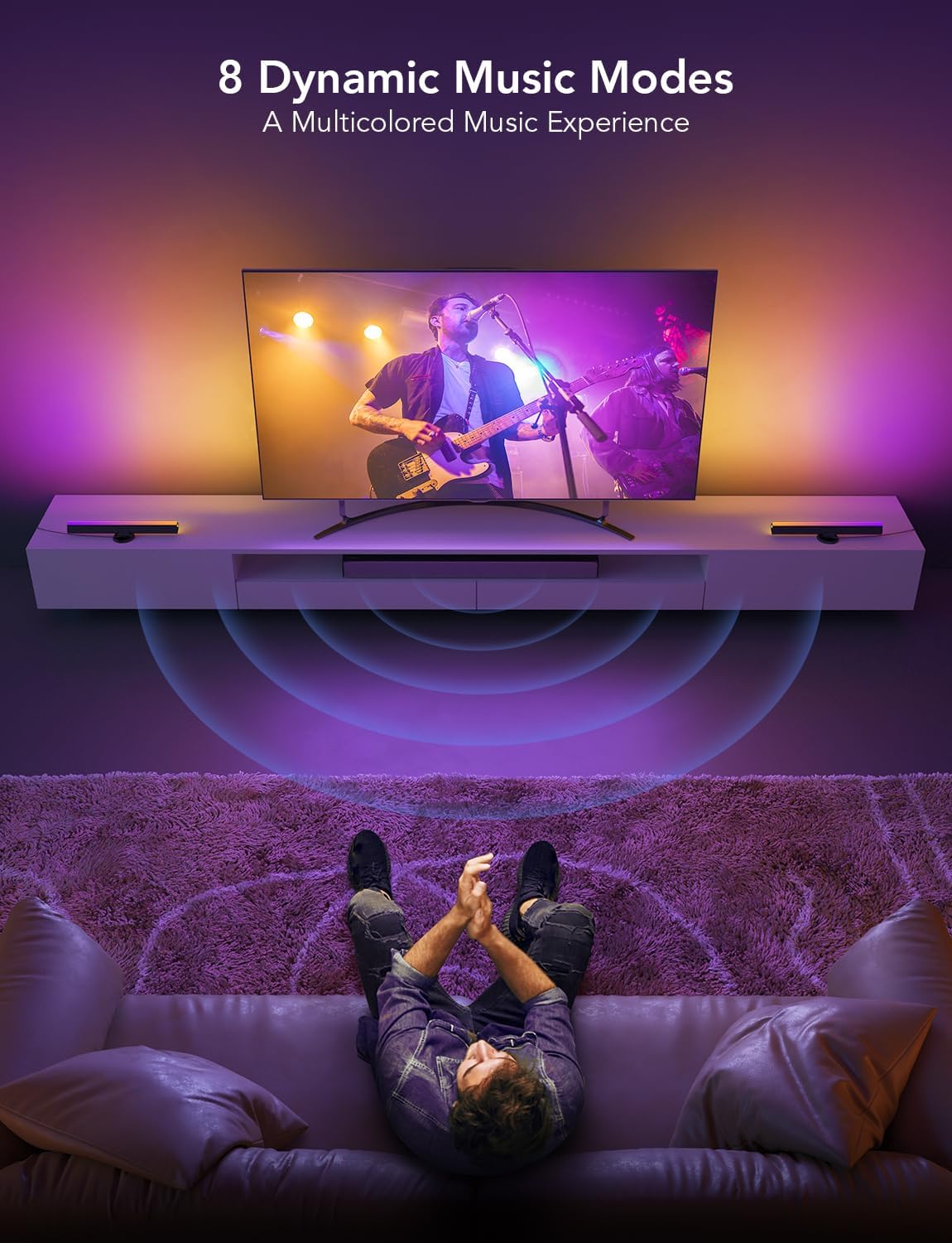 RGB Lighting TV Light Bars for Home Theater encalife
