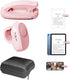 Pink Ring Page Turner worn on a finger for comfortable one hand Kindle reading on the couch.