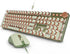 RGB vintage mechanical keyboard desk setup
