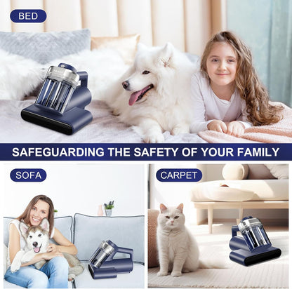 Handheld Mattress Vacuum Cleaner with UV-C Light encalife