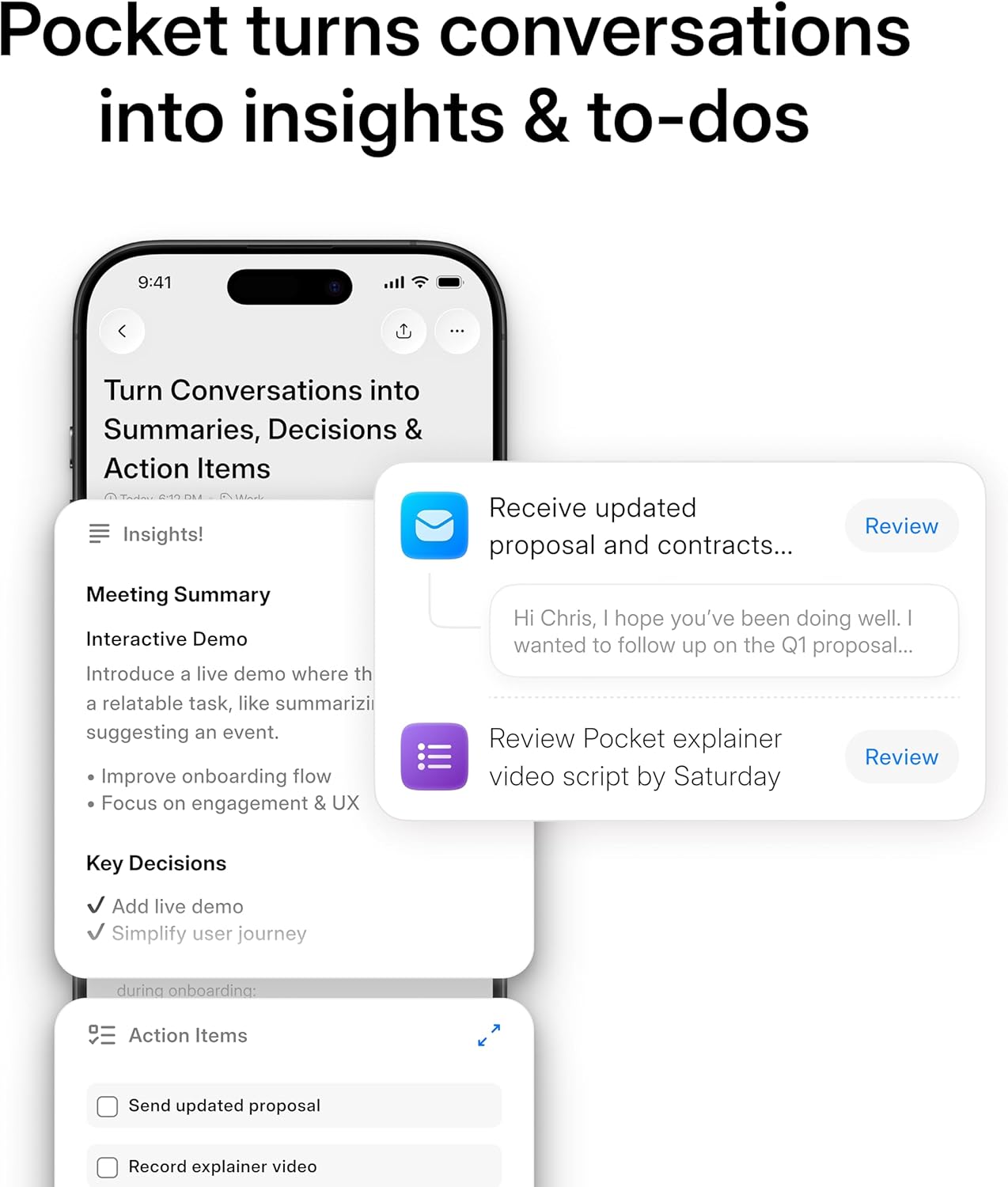Portable AI Meeting Recorder with Smart Transcription encalife
