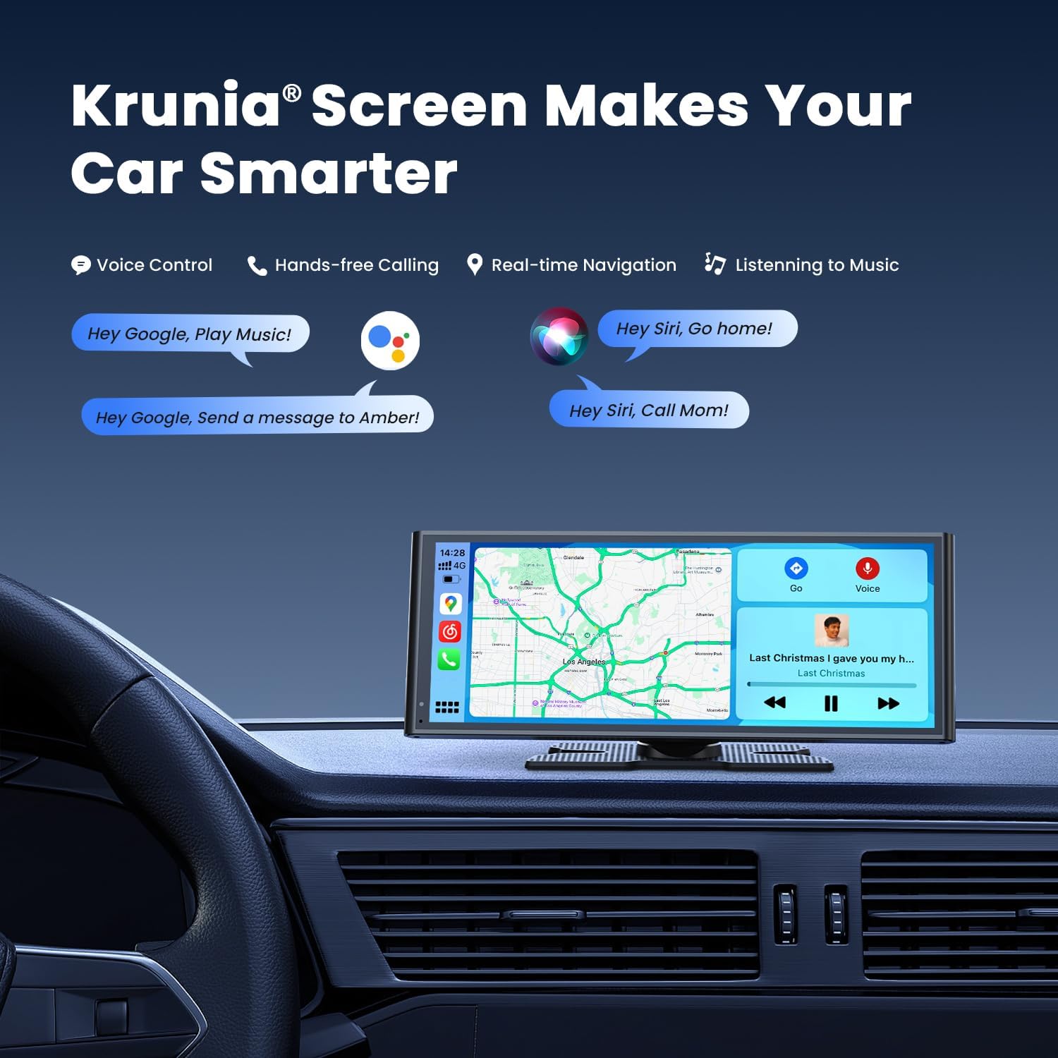 9.26 Inch Wireless Carplay Screen With Backup Camera encalife