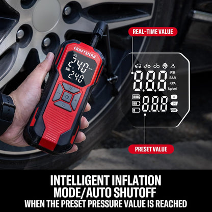 Hybrid Tire Inflator For Fast Roadside Power encalife