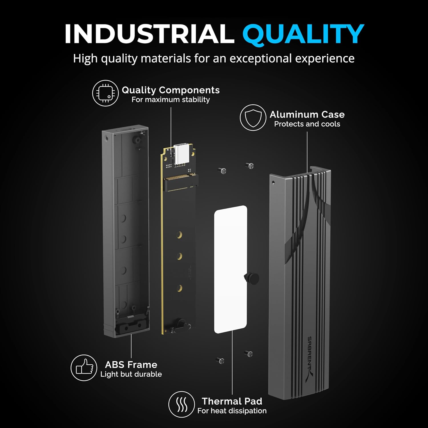 Portable NVMe SSD Enclosure For Ultra Fast Storage encalife