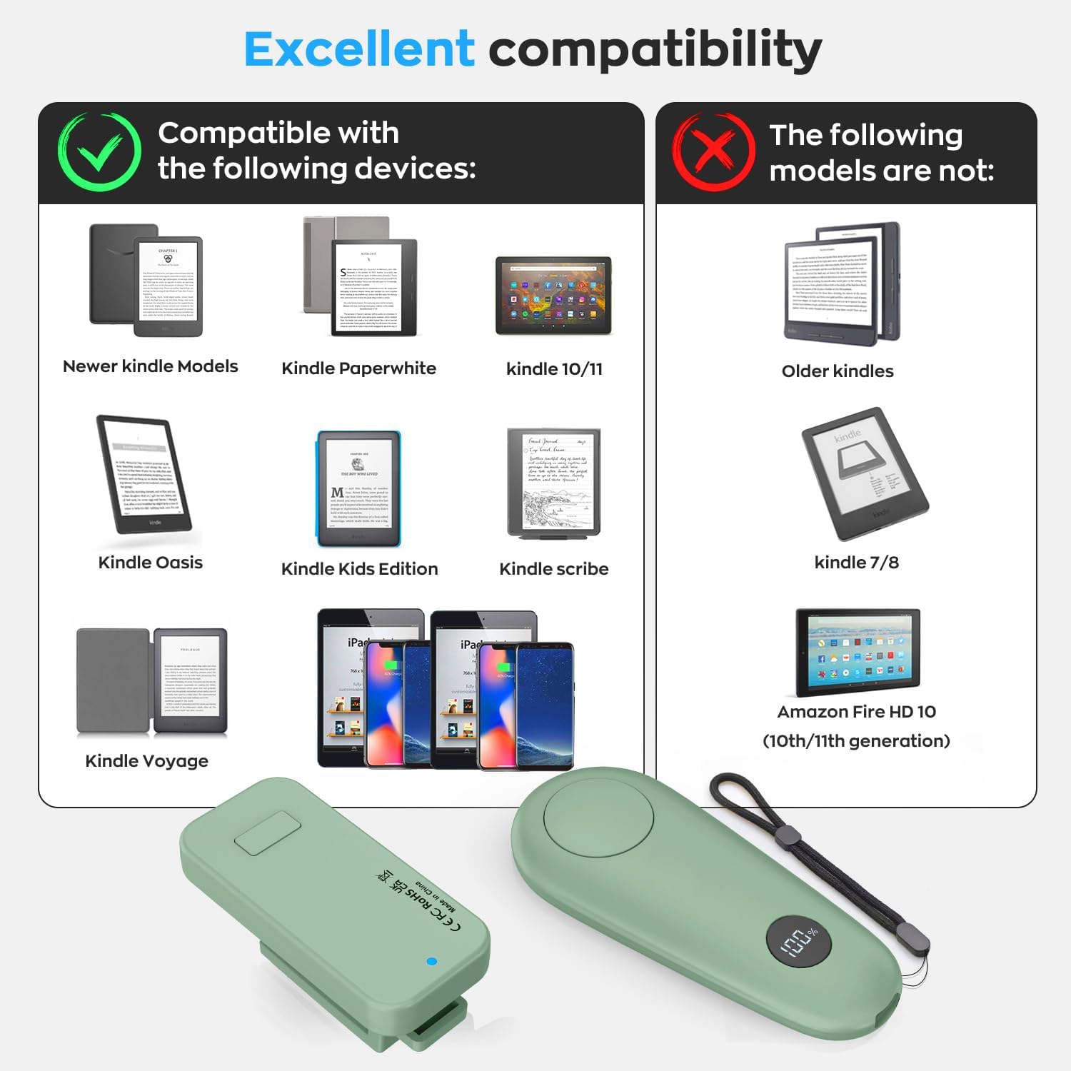 Page Turner Remote for Quiet Night Reading encalife