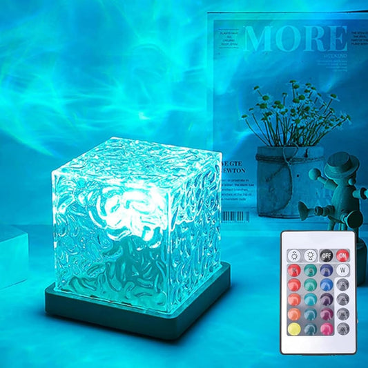 Calming Ocean Wave Projector Lamp With Remote Control encalife