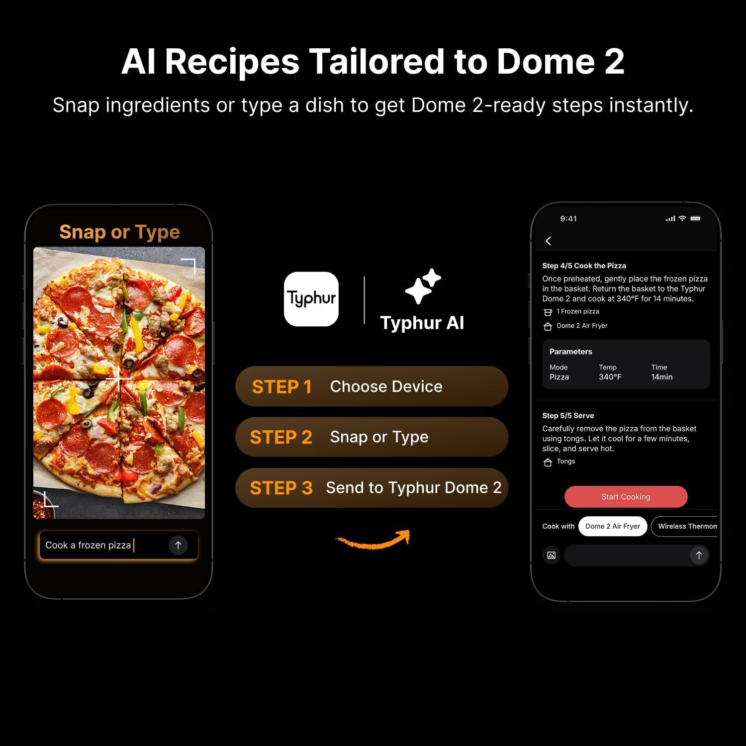 15-in-1 Large Smart Dual-Heating Air Fryer encalife
