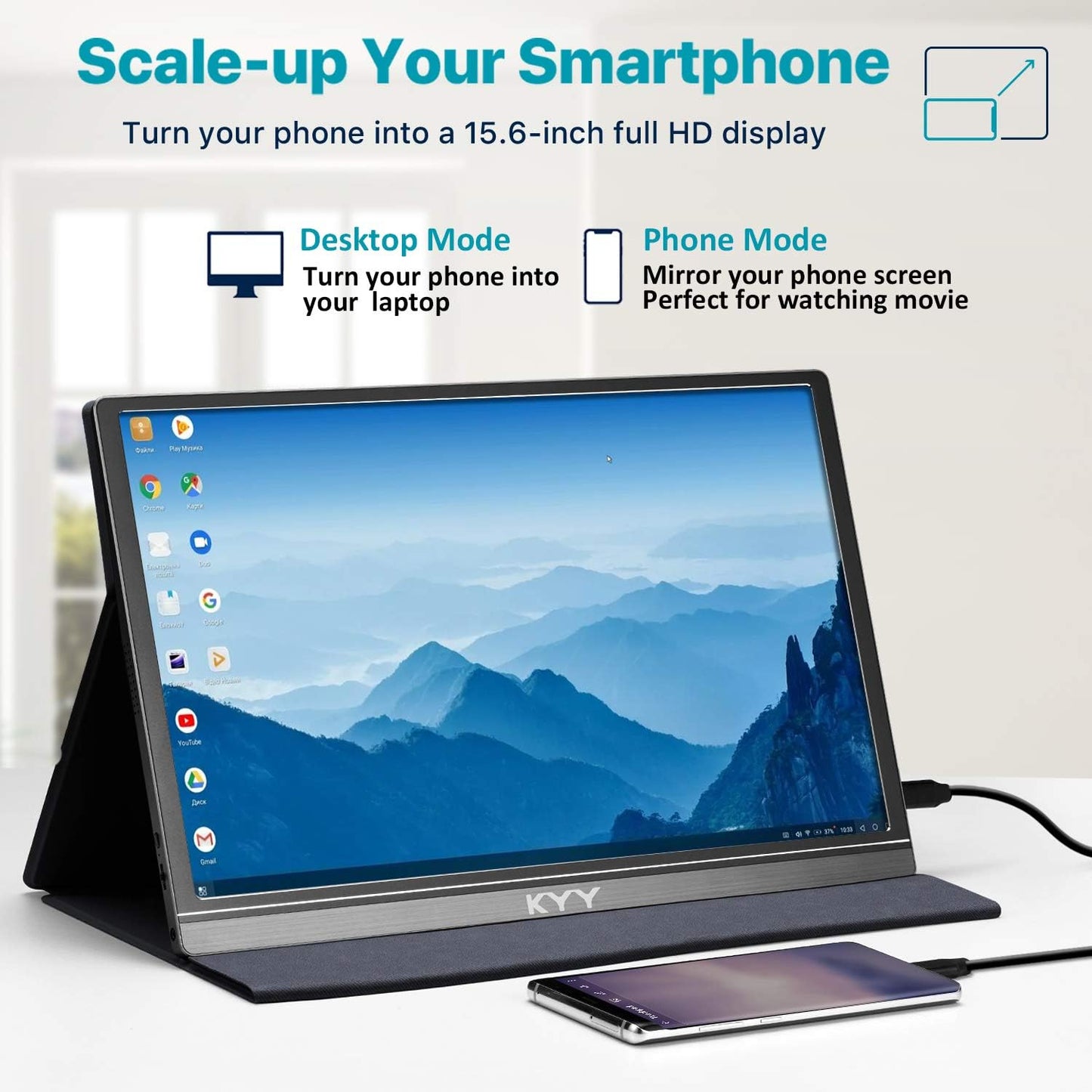 15.6-Inch Laptop Screen Extender Portable Monitor encalife