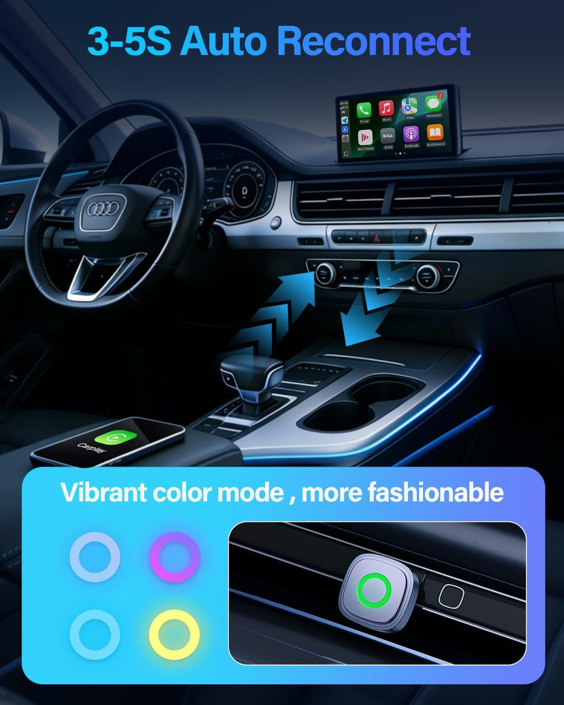Mini Wireless CarPlay Adapter encalife