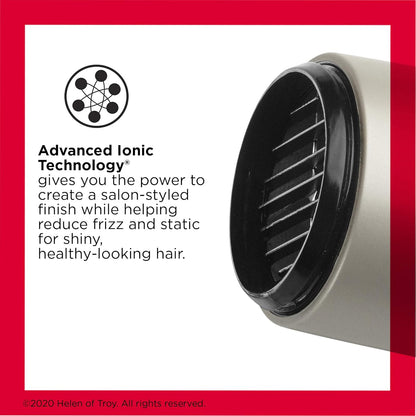 REVLON Turbo Hair Dryer | 1875 Watts of Maximum Shine, Fast Dry (Silver) encalife