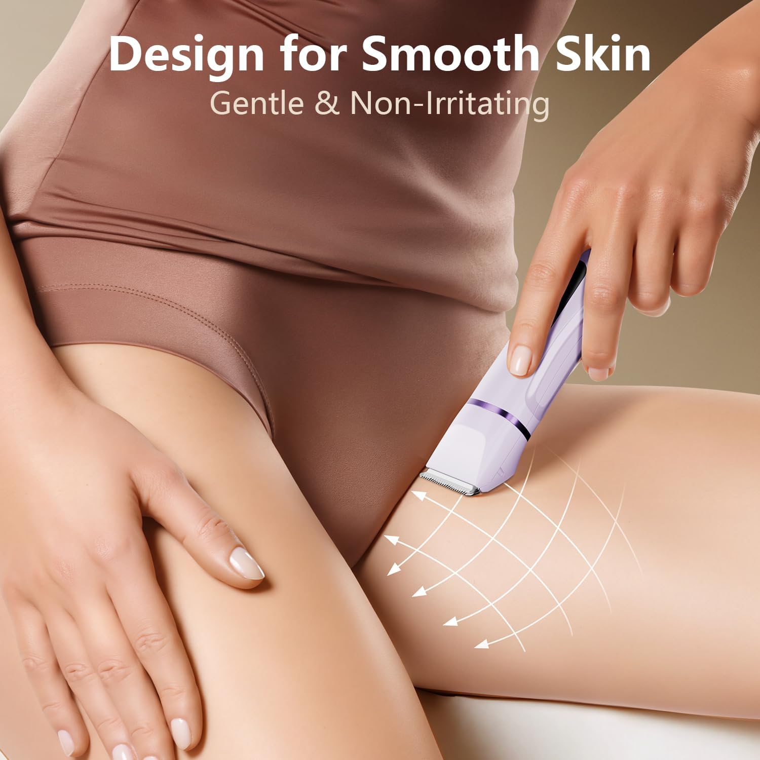 Painless Electric Razor Women Bikini Trimmer Shaver encalife