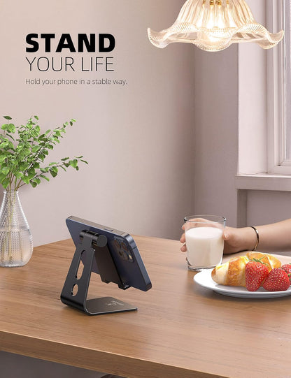 Adjustable Aluminum Mobile Stand For Desk Viewing Comfort encalife