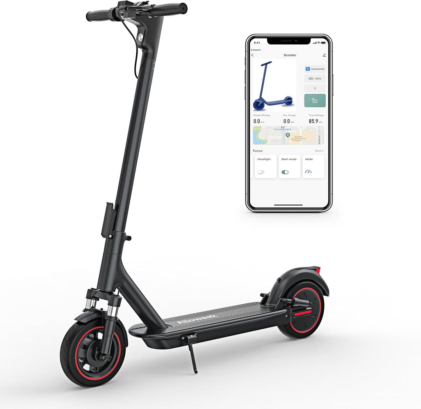 500W Electric Scooter for adult I 22 MPH Folding Commuter E-Scooter