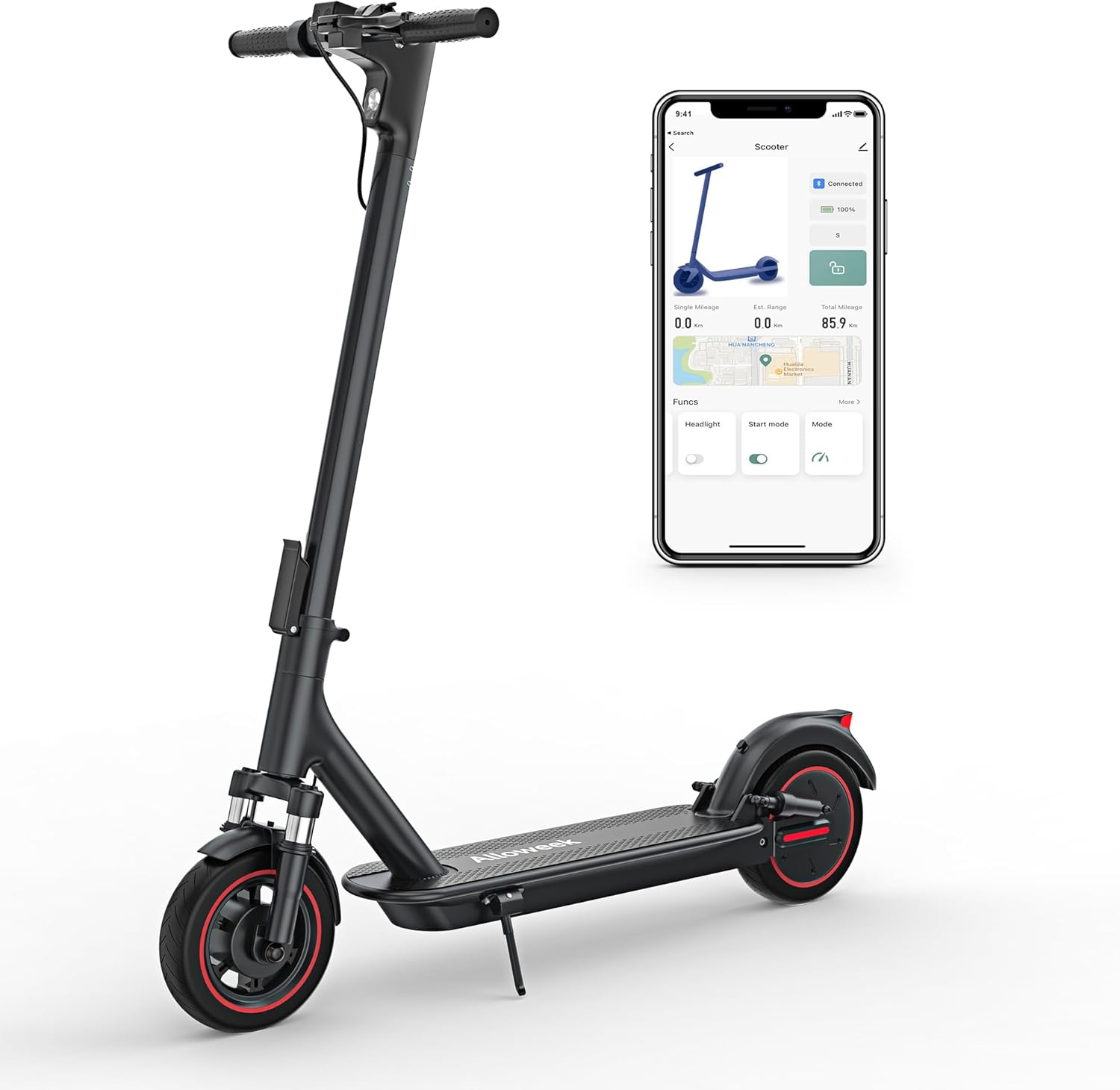 500W Electric Scooter for adult I 22 MPH Folding Commuter E-Scooter