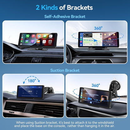 10.26 Inch Wireless Carplay Screen With Camera encalife
