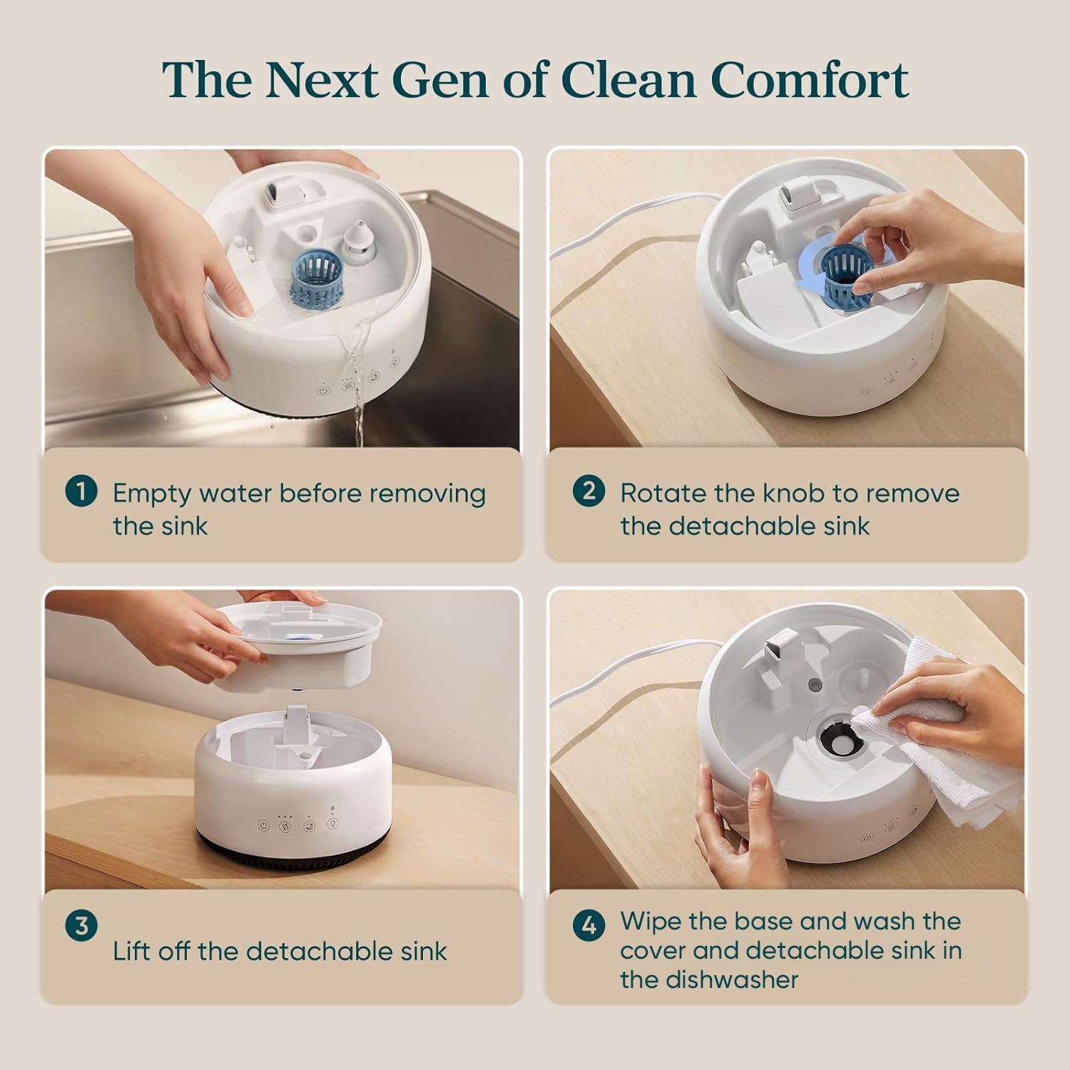 Top Fill Humidifier For Large Room Comfort encalife