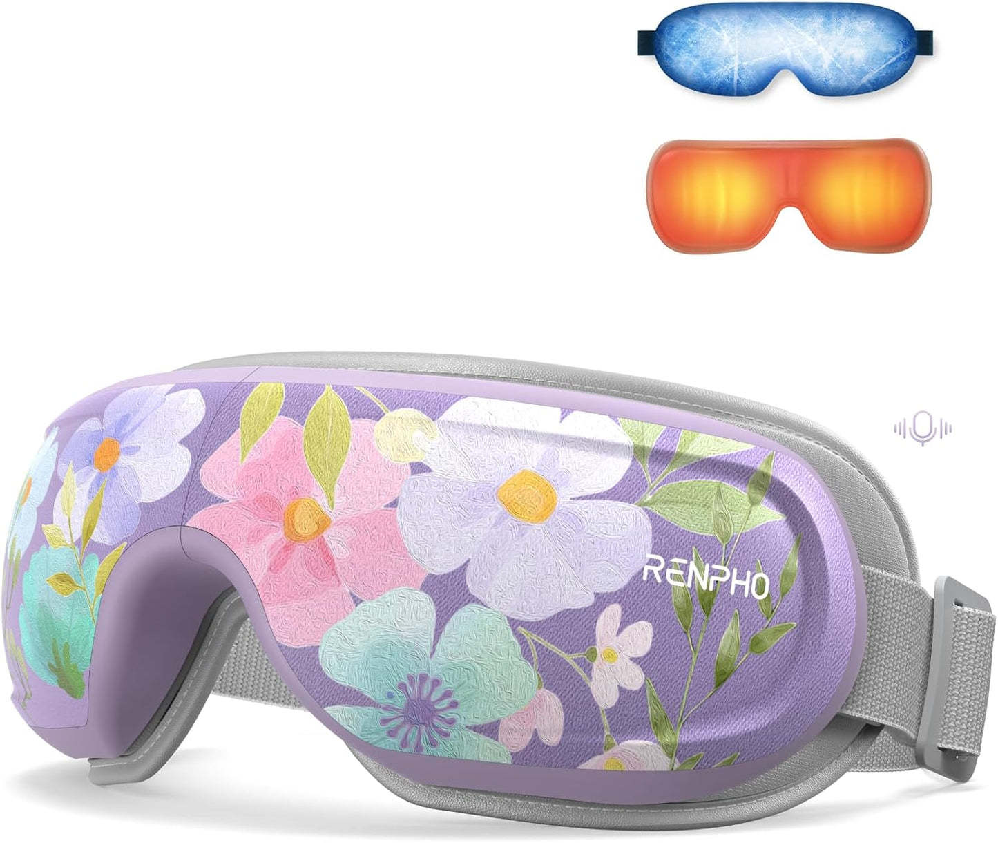 Eye Massager With Heat Cooling Voice Control encalife