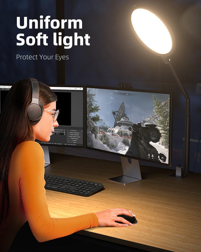 RGB Lighting Collection Adjustable Desk Ring Light encalife