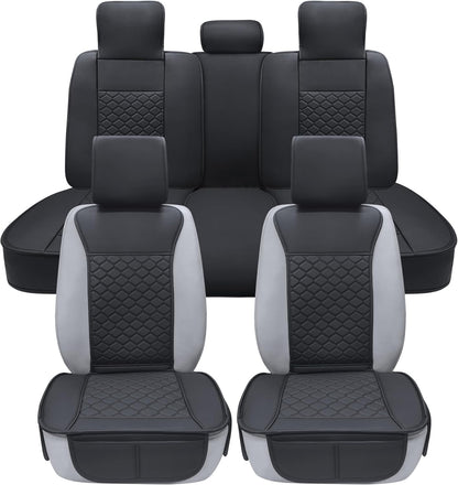Waterproof Leather Car Seat Covers Front encalife