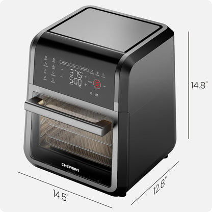 Digital Air Fryer Oven I Rotisserie &amp; 12 Presets encalife
