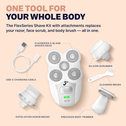 Flex Electric Razor Women Sensitive Bikini Shaver encalife