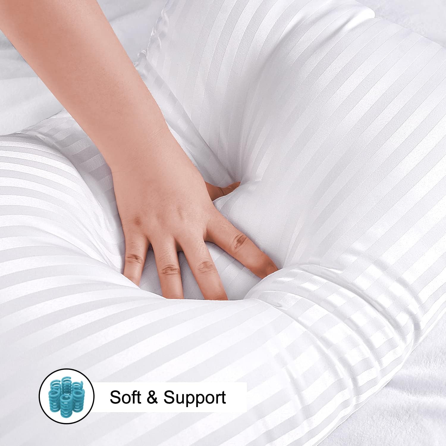 Bed Pillows Queen Set | Soft Support Hotel Quality Sleeping Pillows encalife