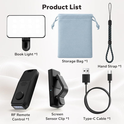 Page Turner Remote With Timer and Book Light encalife