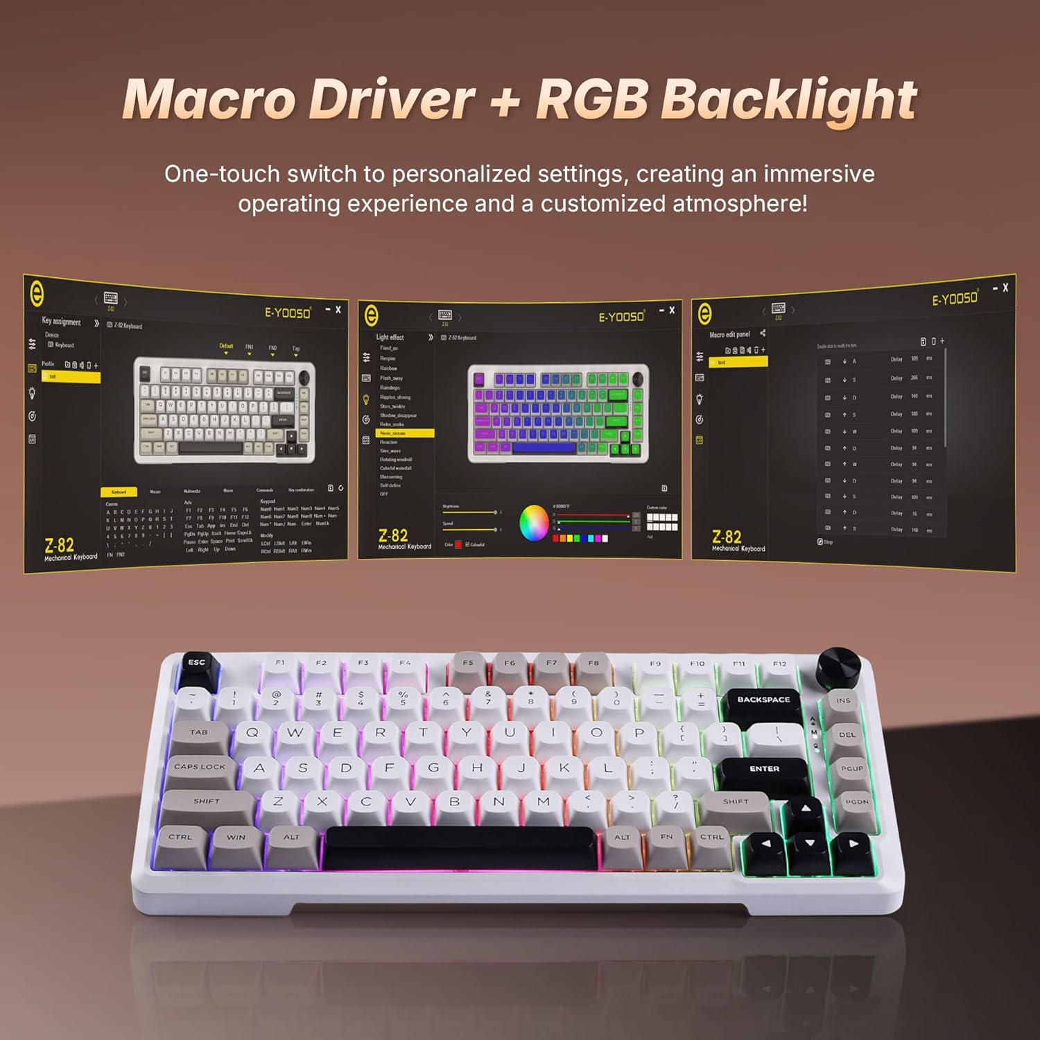 E-YOOSO Z82 75% Wireless Mechanical Keyboard encalife