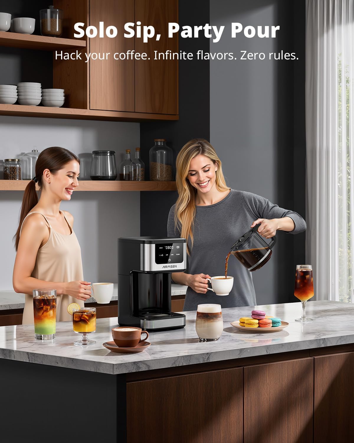 14 Cup Programmable Coffee Maker | Fast Brew Drip Machine encalife