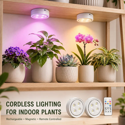 Grow Light For Indoor Plants | Rechargeable Magnetic Wireless encalife