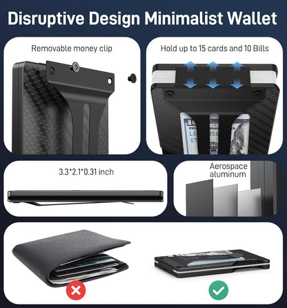 Smart RFID Tracking Wallet for Men encalife