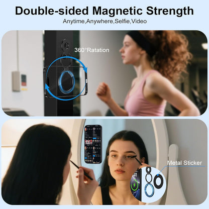 Secure MagSafe-Compatible Magnetic Phone Ring Grip Stand encalife