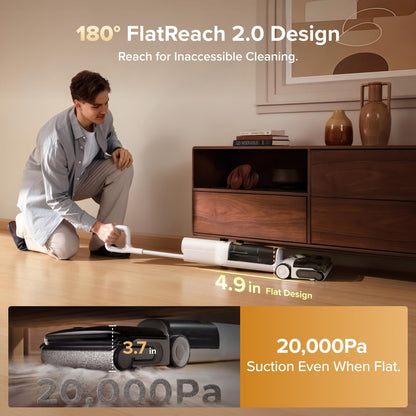 Cordless Wet Dry Floor Cleaner Vacuum Mop encalife