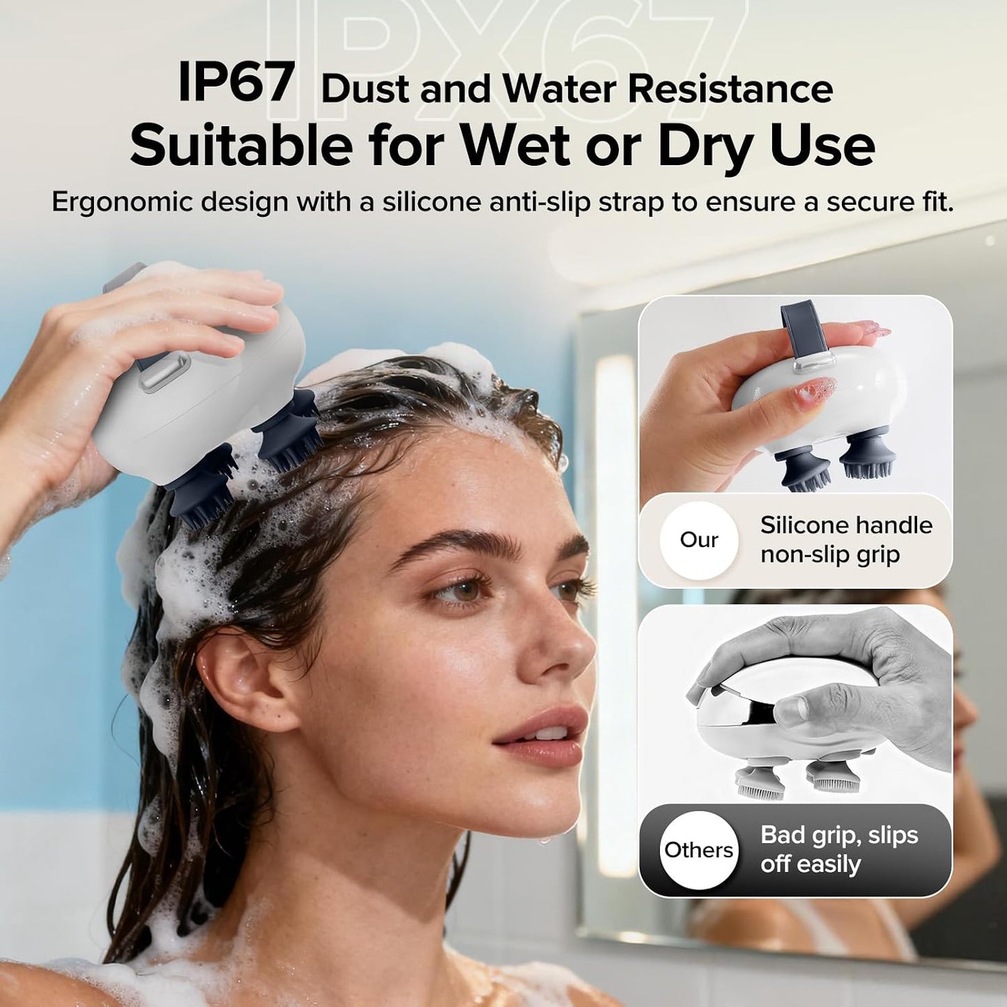 Electric Scalp Massager for Hair Growth Relaxation Comfort encalife