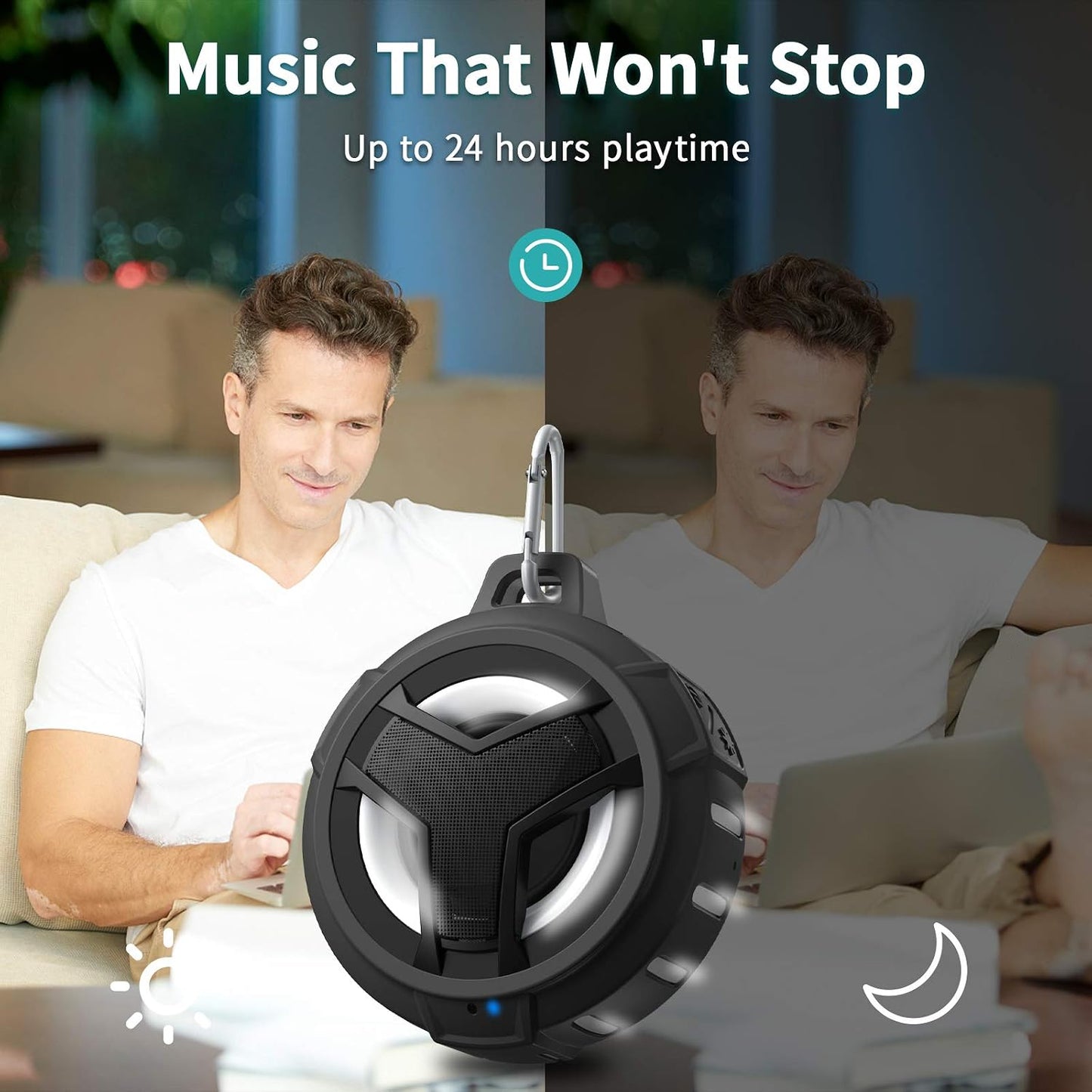 Floating Waterproof Bluetooth Speaker for Outdoor Adventures encalife