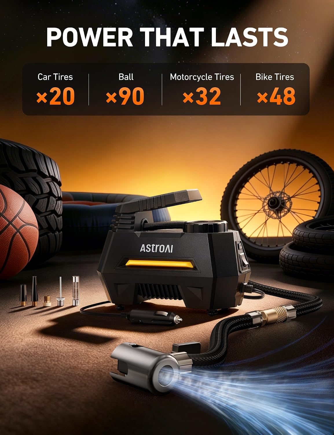 Portable Tire Inflator For Fast Roadside Emergencies encalife