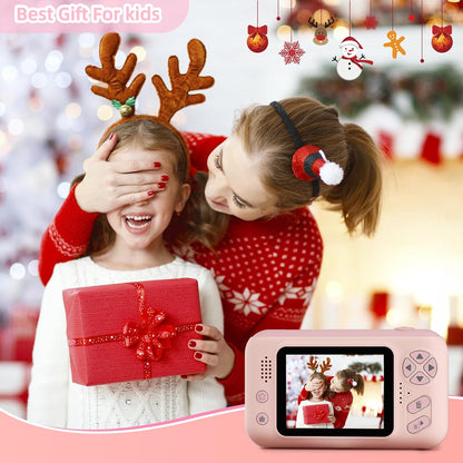 Kids Camera for Girls with Tripod &amp; 32GB Card encalife
