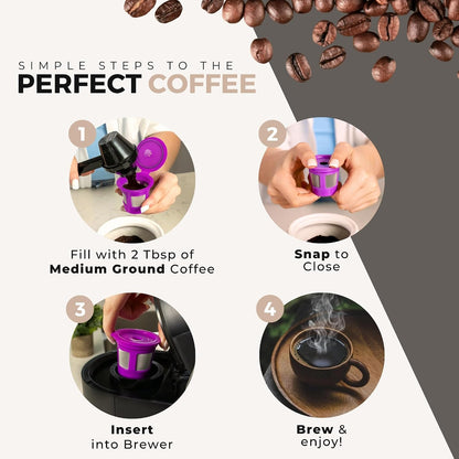 Reusable K-Cup Coffee Filter Pods encalife