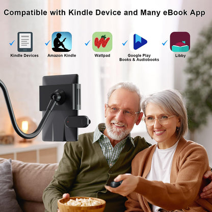 Gooseneck Page Turner Stand for Bedtime Reading encalife