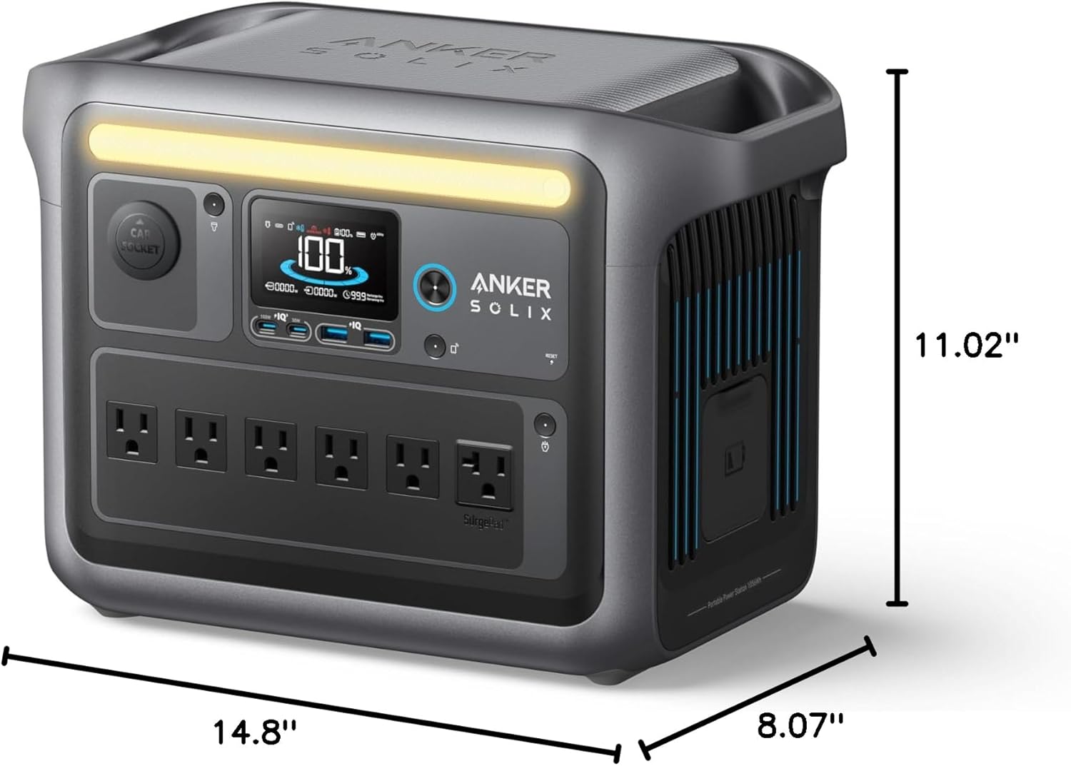 Anker SOLIX C1000 Portable Power Station 1056Wh I Solar Generator encalife