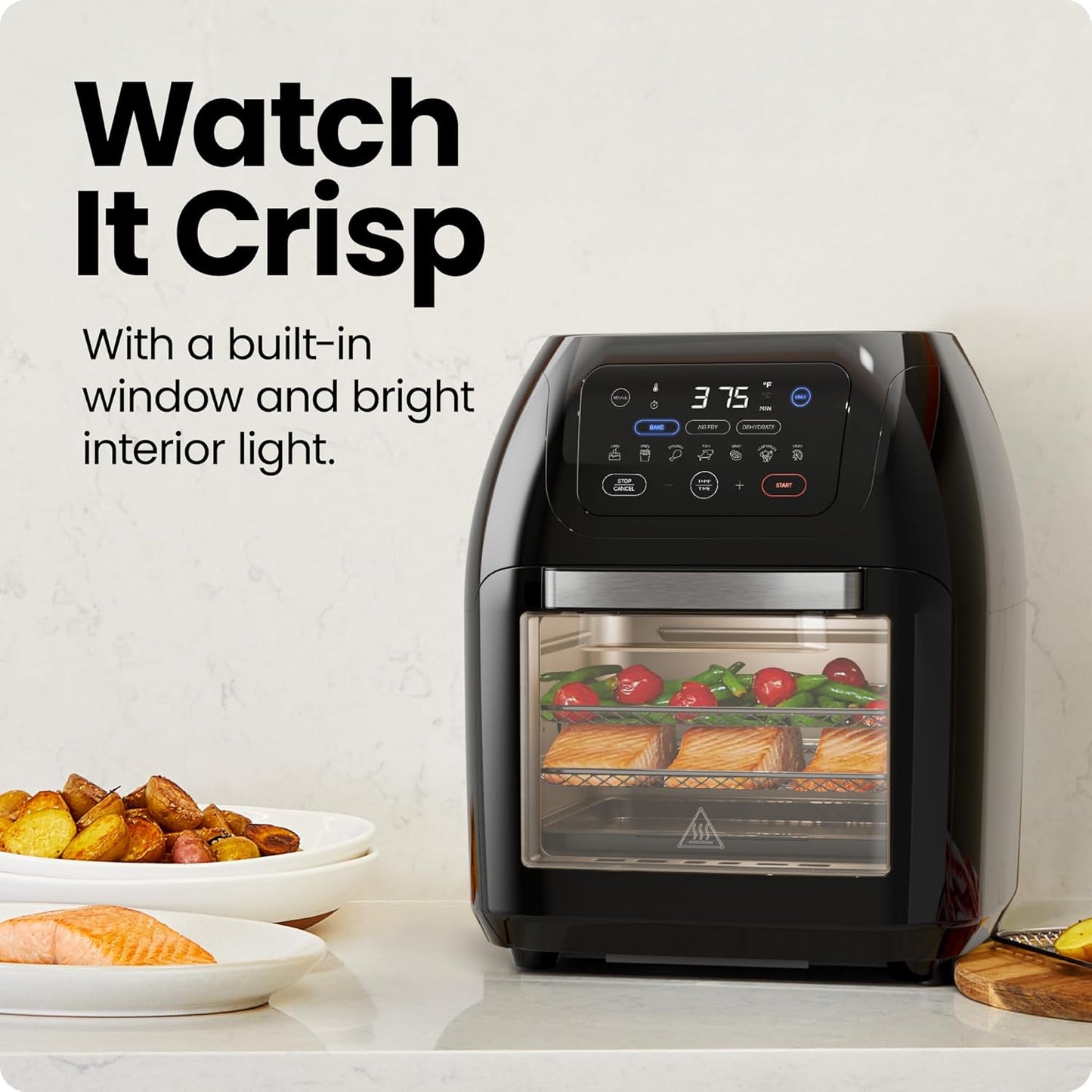 10L Digital Air Fryer Oven I Rotisserie & Dehydrator encalife